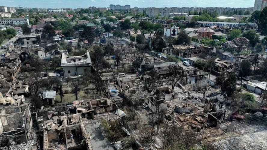 Наслідки вибуху складу боєприпасів у Вишневому на Київщині