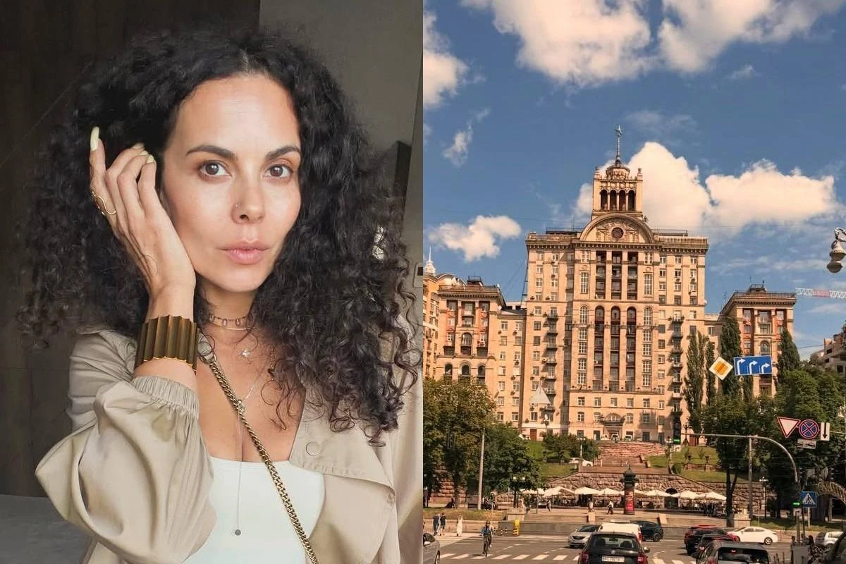 Настя Каменських у машині зі своєю мамою Лідією Петрівною та окремо з народною артисткою України Аллою Кудлай на тлі Києва