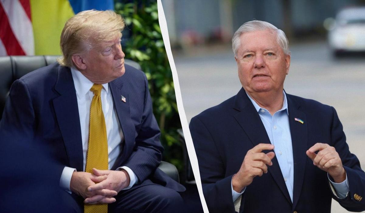 Президент США Дональд Трамп і сенатор-республіканець Ліндсі Грем
