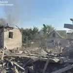 Наслідки влучання КАБ у приватну забудову Запоріжжя 2 серпня, фото Запорізької ОВА