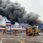 Наслідки удару російських безпілотників по Запоріжжю ввечері 27 серпня
