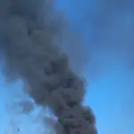 Кадри з місця вибуху в адміністративній будівлі районного відділу поліції у Рівному