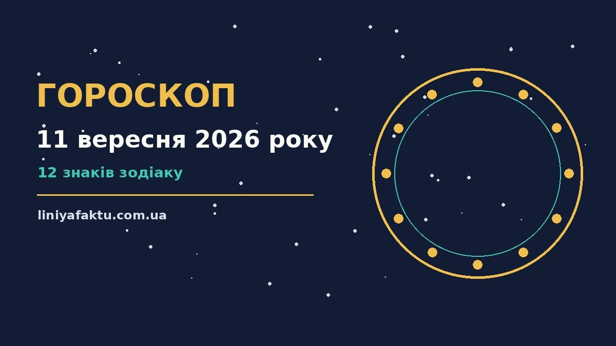 Гороскоп на 11 вересня 2026 року: де діяти без зволікань для спокійних і точних рішень