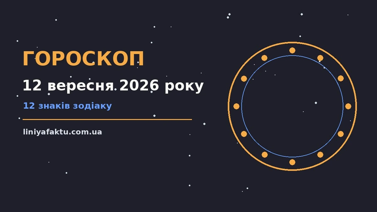 Гороскоп на 12 вересня 2026 року: де діяти без зволікань для спокійних і точних рішень