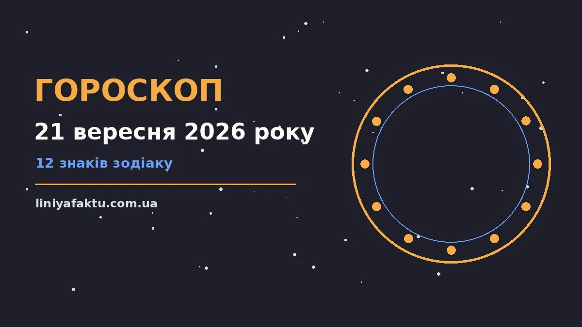 Зоряний гороскоп на 21 вересня 2026 року на тлі ранкового неба