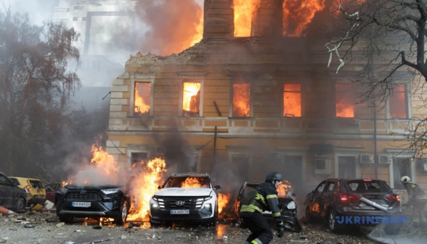 У Києві 28 вересня через удар дрона по НАНУ постраждали п’ятеро, є одна загибла