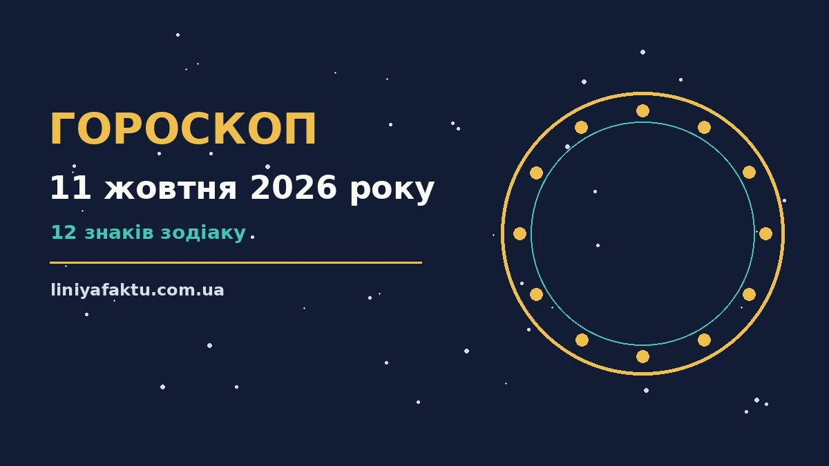Гороскоп на 11 жовтня 2026 року: кар'єра, фінанси та переговори за знаками Зодіаку