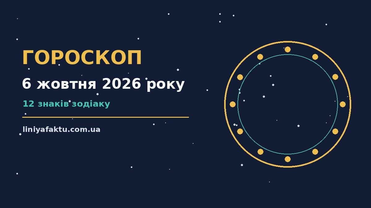 Гороскоп на 6 жовтня 2026 року: де діяти без зволікань для спокійних і точних рішень