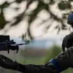 Українські військові готують до запуску дрон Блискавка у Донецькій області, 10 вересня 2026 року